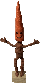 carrot mannequin